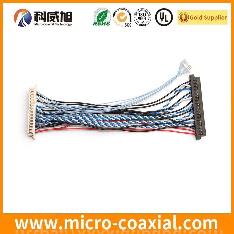 Built DF80-40S-0.5V(52) fine pitch connector LVDS cable I-PEX 20844 LVDS eDP cable Supplier
