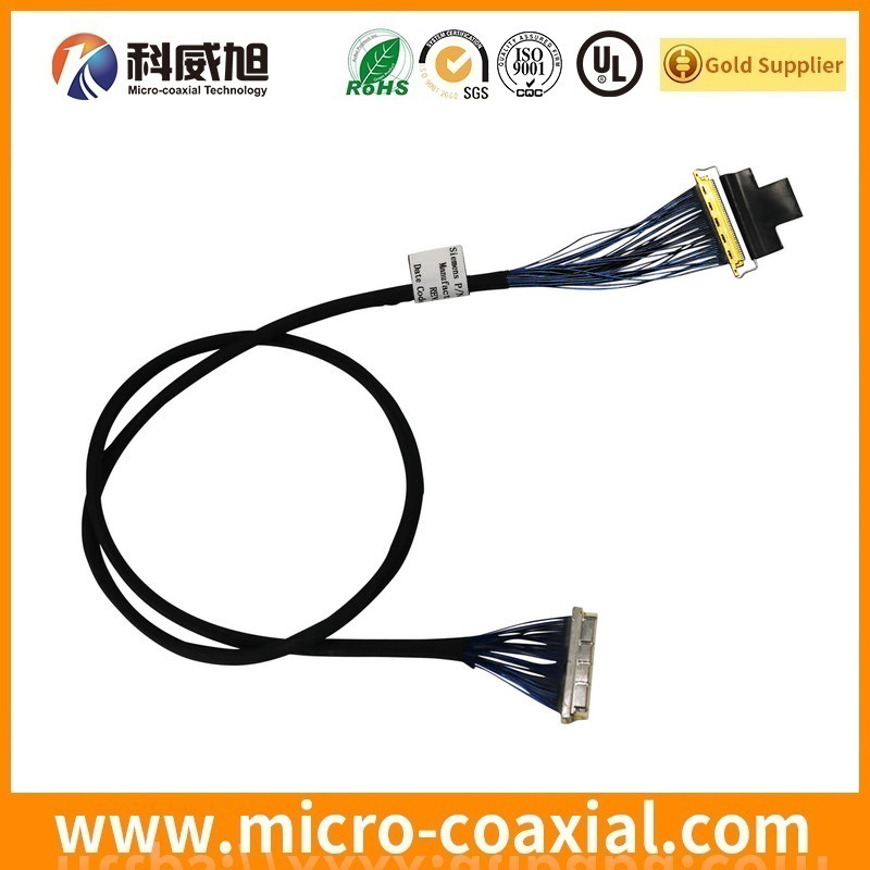 Custom I-PEX 20437-040T-01 MFCX LVDS cable I-PEX 20320-050T-11 LVDS eDP cable factory