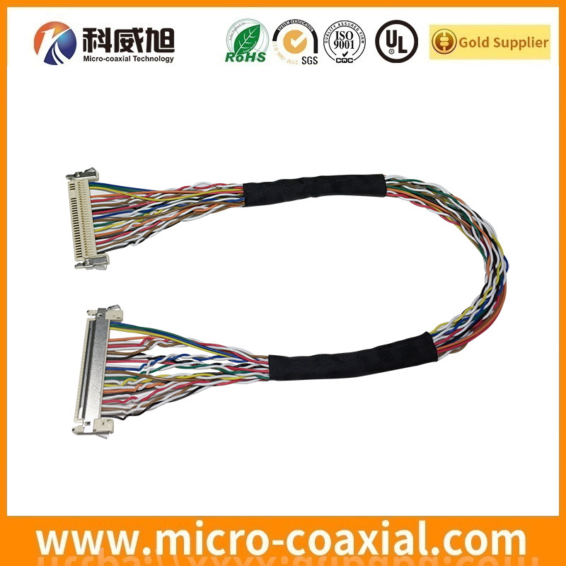 Manufactured USLS00-34-A fine micro coaxial LVDS cable I-PEX FPL-DLK LVDS eDP cable manufacturing plant