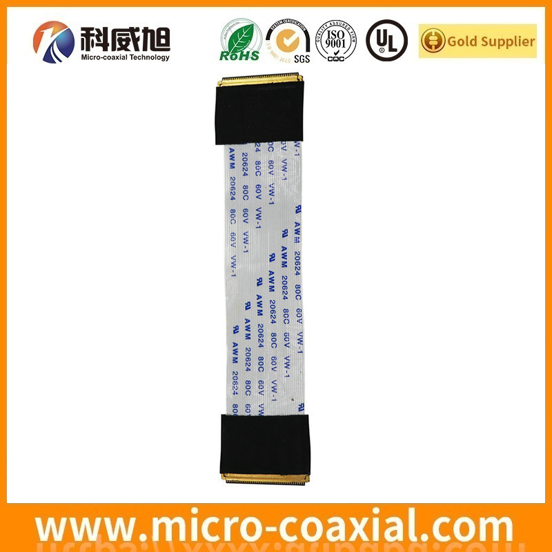 custom FI-S2P-HFE-E1500 micro-miniature coaxial LVDS cable I-PEX 3400 LVDS eDP cable Factory