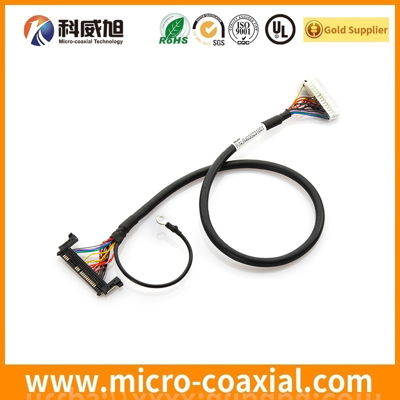 custom FI-WE31P-HFE micro-coxial LVDS cable I-PEX 20496-032-40 LVDS eDP cable Factory