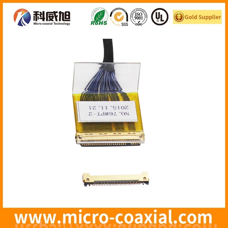 custom I-PEX 20319-030T-11 fine pitch connector LVDS cable I-PEX CABLINE-VS II LVDS eDP cable Manufacturing plant