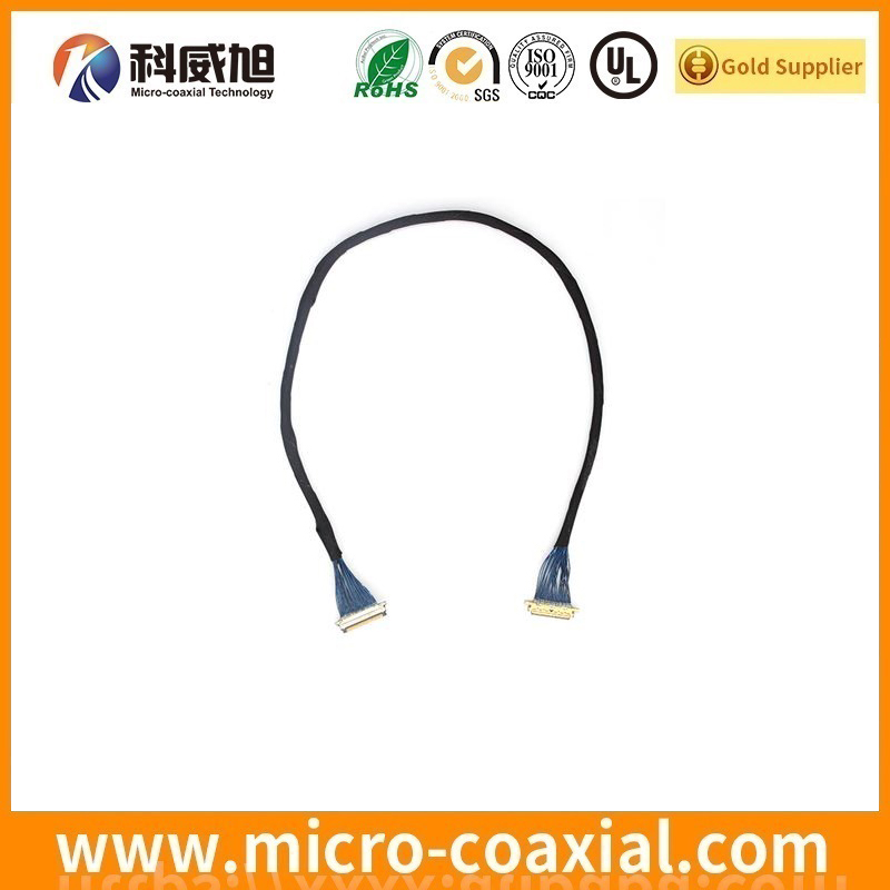 custom I-PEX 20346-015T-31 SGC LVDS cable I-PEX 20503-044T-01F LVDS eDP cable manufactory