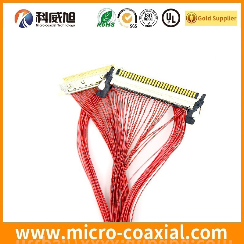 custom I-PEX 20389-Y30E-02 fine micro coax LVDS cable I-PEX 1866-410T LVDS eDP cable Vendor