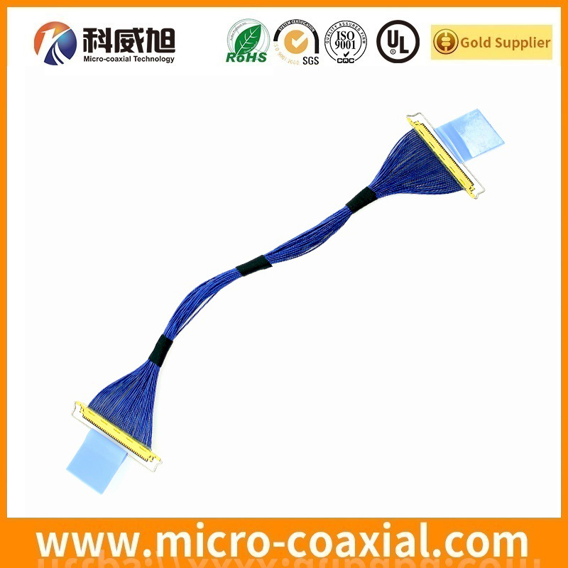 customized I-PEX 2004-0441F micro wire LVDS cable I-PEX 20728-040T-01 LVDS eDP cable manufacturing plant