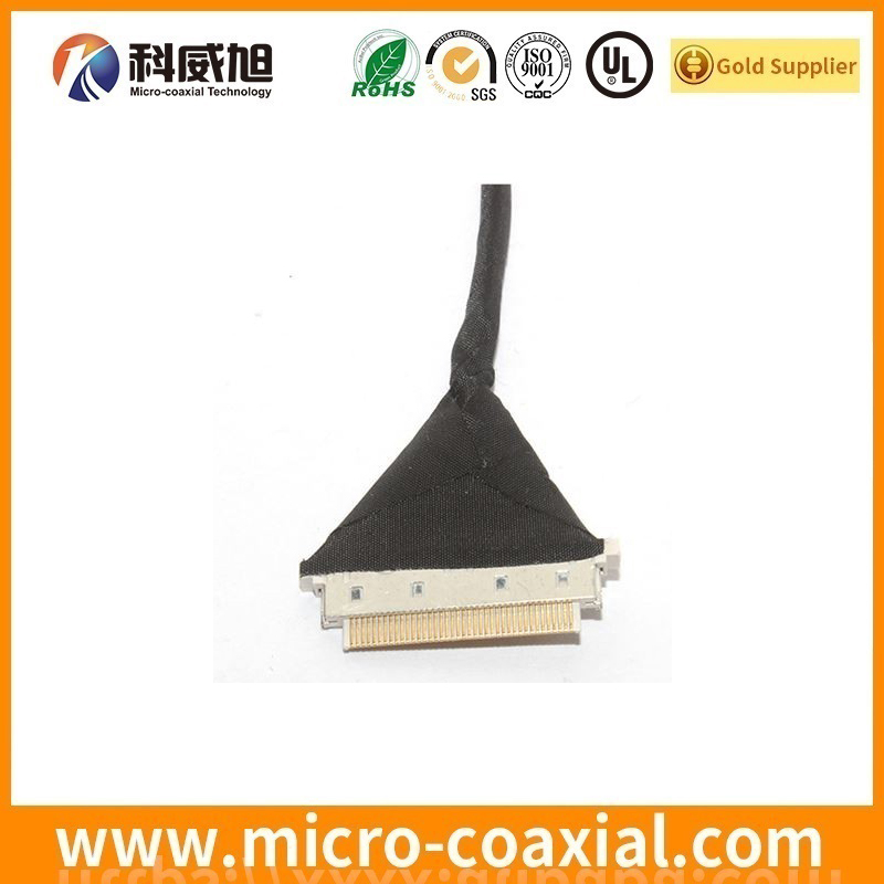 Custom I-PEX 20681 fine pitch LVDS cable I-PEX 20505-044E-01G LVDS eDP cable provider