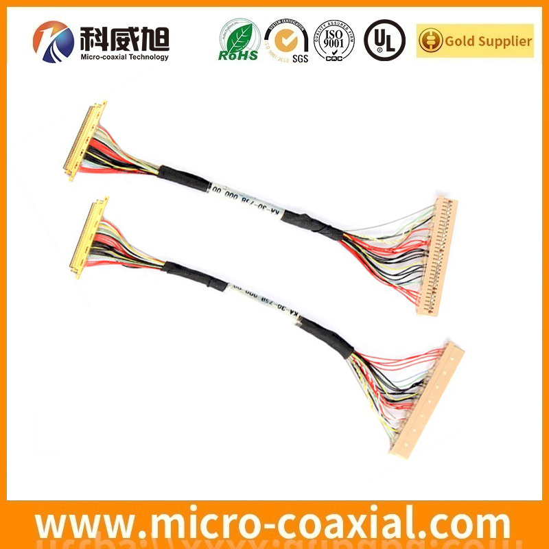 Professional I-PEX 20345-020T-32R fine wire LVDS cable I-PEX 20879 LVDS eDP cable provider