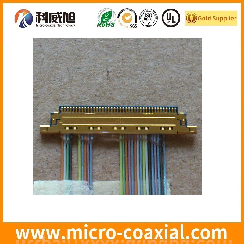 customized I-PEX 20153-050U-F fine pitch harness LVDS cable I-PEX 20345-025T-32R LVDS eDP cable Vendor